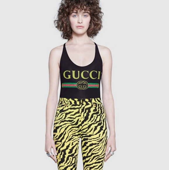 Gucci Logo  Swimsuit - Picture 3 of 10